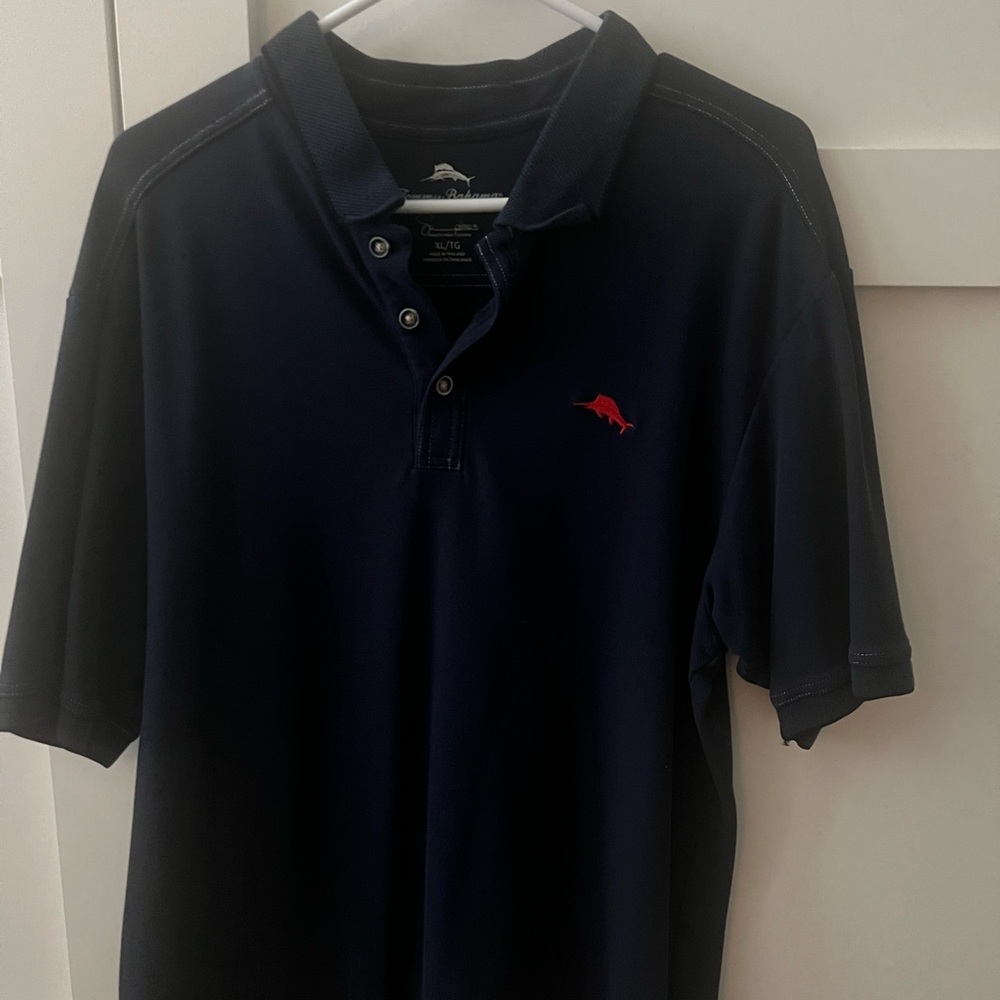 Extra large Tommy Bahama navy polo